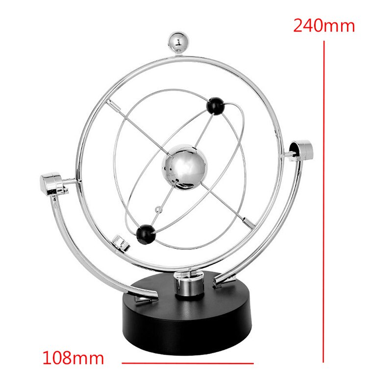 Kinetic orbital revolverende gadget perpetual motion skrivebord kontor kunst indretning legetøj  b2qd