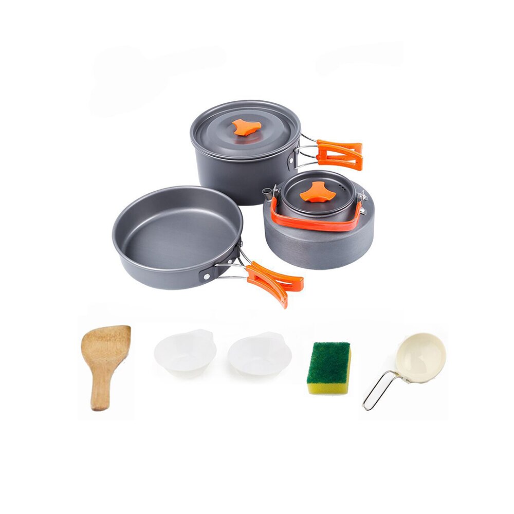 Ustensiles de cuisine de Camping | Ustensiles de cuisine portables pour l'extérieur, ustensiles de cuisine, couverts et ustensiles de pique-nique de randonnée