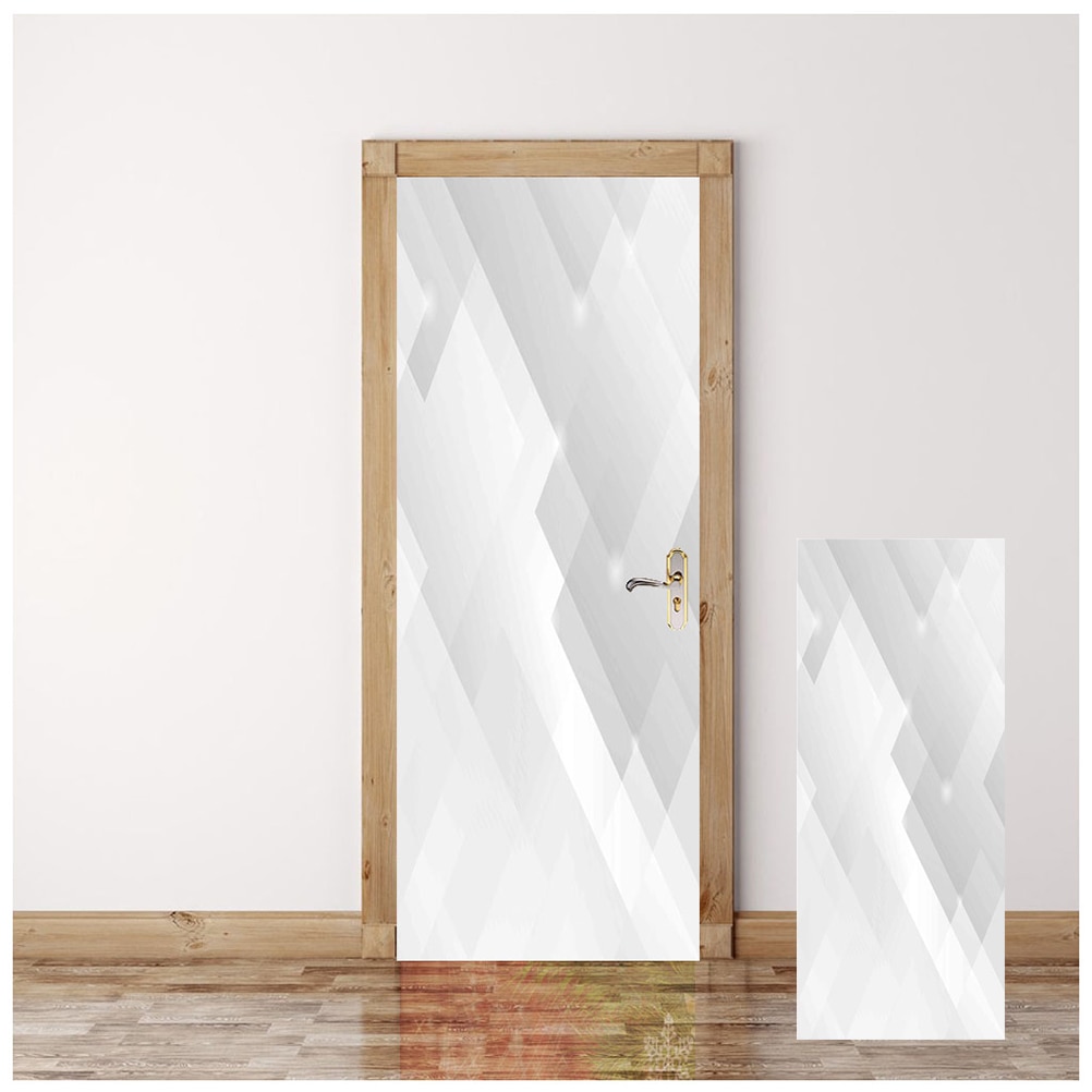 1PC Door Sticker Self Adhesive Renovation Door Decal for Cafe Home Pub Hotel