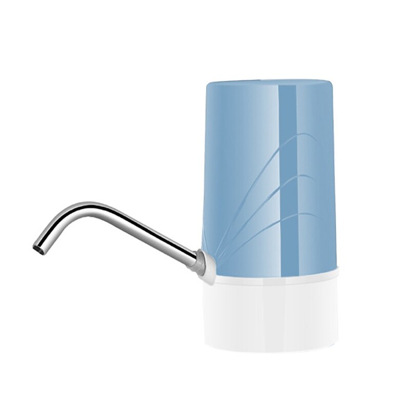 Automatische Bump Draagbare Usb Charge Fles Water Pomp Voor Water Fles Elektrische Drinkwater Pomp Dispenser: blue