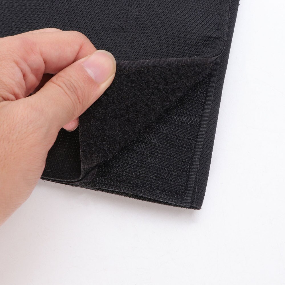 Adjustable Belly Waist Band Holster With Double Pouches (Black)