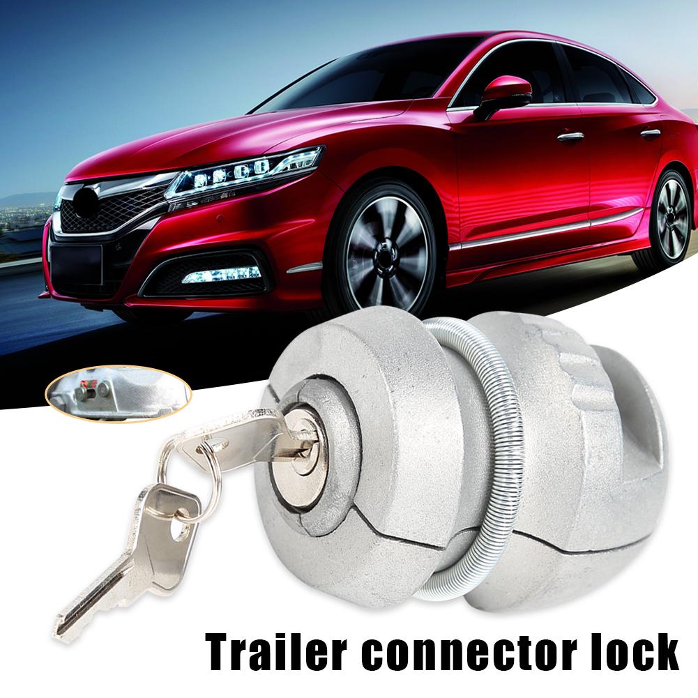 Anti-Theft Trailer Parts Hitch Lock Excellent Durable Zinc Alloy Process Ball Lock Coupling Tow Caravan 65x50x50mm