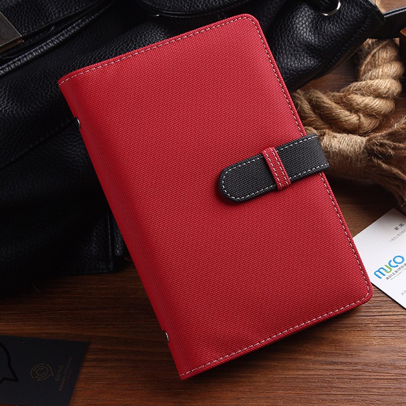 PU Leather Business Card Book Holder Journal Business Card Organizer Name Card Book Holder - Hold 300 Cards Black