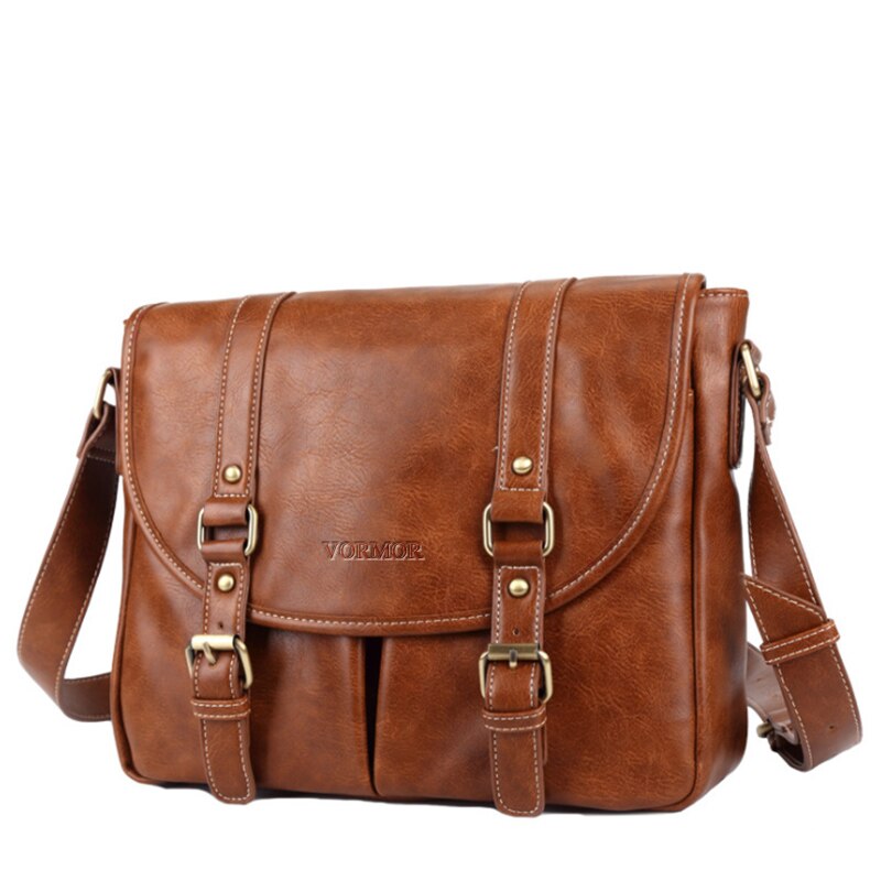 Vormor Lederen Mannen Tas Toevallige Zakelijke Lederen Heren Messenger Bag Mode Mannen Crossbody Tas Bolsas Mannelijke