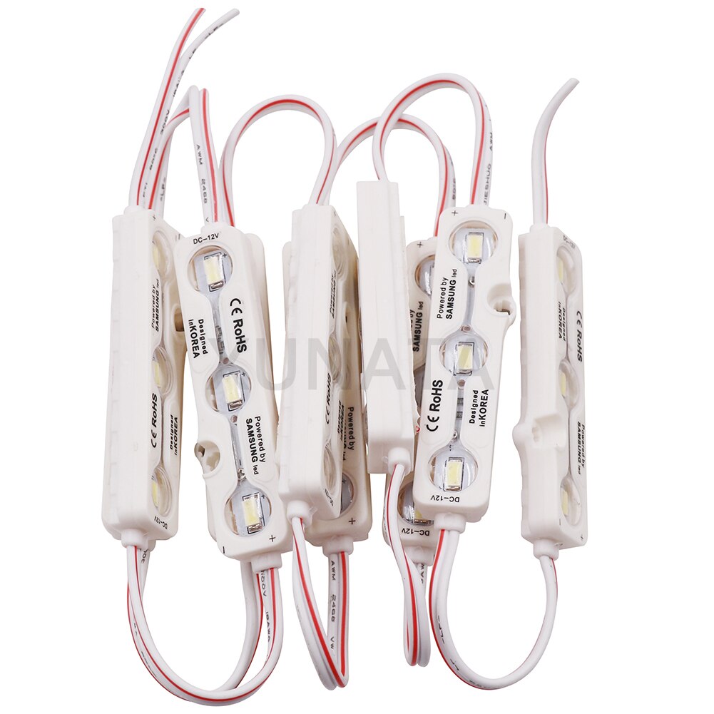 DC12V Samsung Chip LED Module Light 3LEDs 1.2W Super Bright Advertising LED Module Lamp IP68 5630 LED Sign Backlight