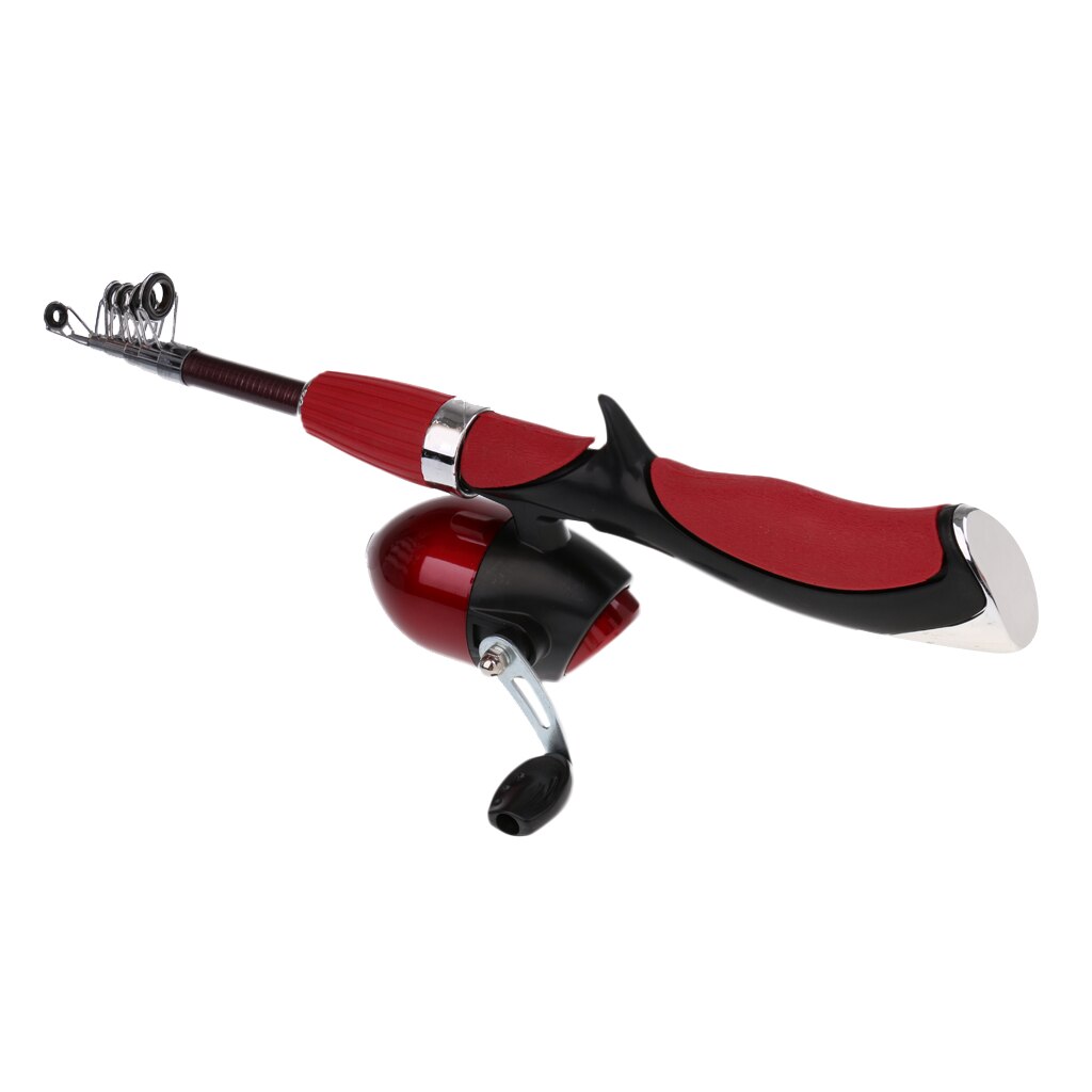 1.4m Fishing Rod and Closed Reel Combos Mini Telescopic Fishing Rod & Reel Set for Kids Adults