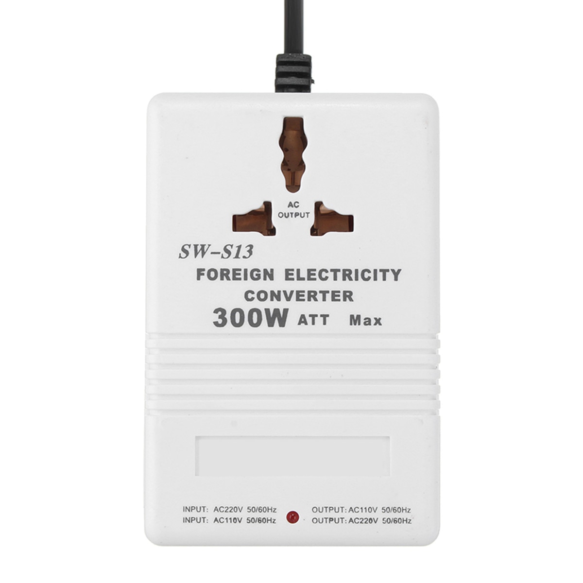 Ca 110/120V à 220/240V 300W abaisseur de tension convertisseur adaptateur transformateur