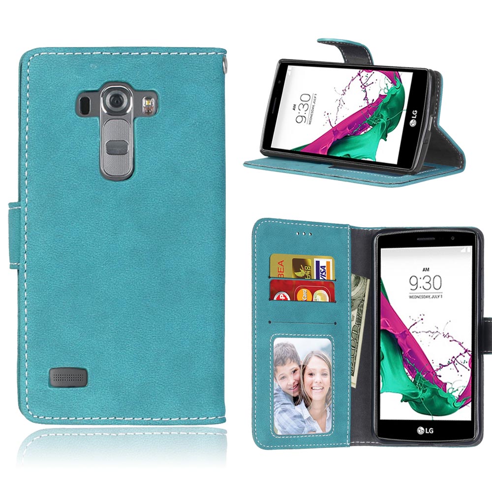 Retro Filp Leather Wallet Stand Phone Case for LG G4 Beat G4S H736 H735 Covers with Card Holder Stand Cover for LG G4 Beat Bags