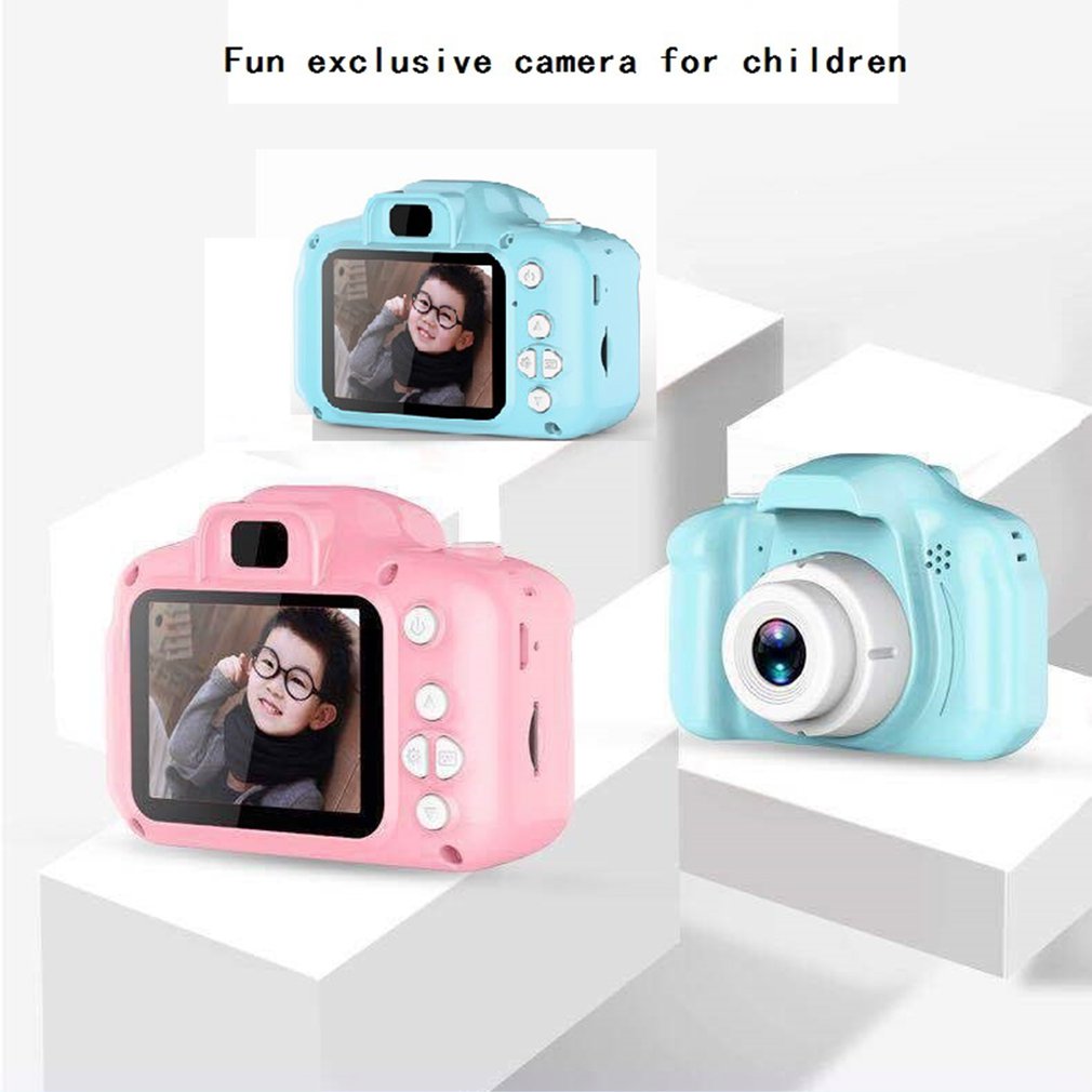 1080P HD Screen Children's Digital Camera with 8g Memory Card Photo Video Cute Camera Multifunctional Children Mini Camera