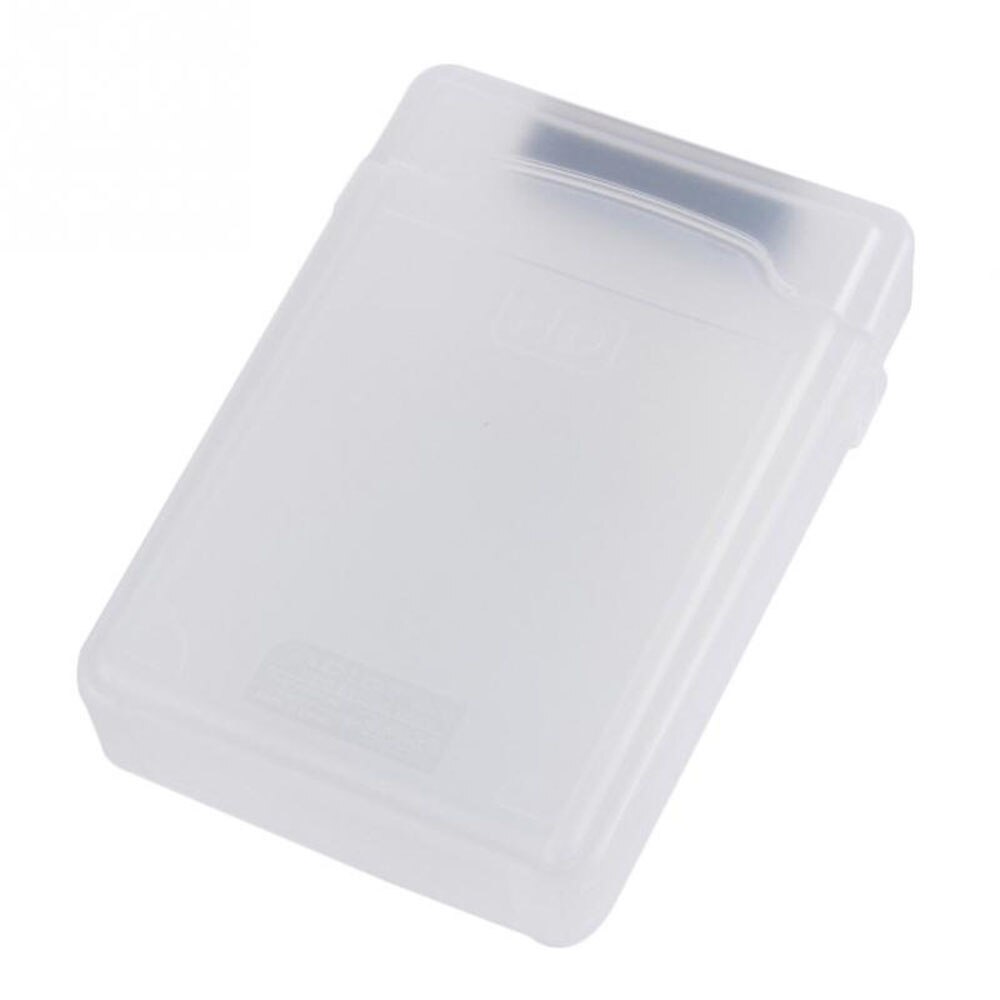 3.5 Inch Ide Sata Hdd Case Externe Draagbare Harde Schijf Disk Storage Box Voor Hdd Behuizing Gevallen Multi Kleur Duurzaam: white