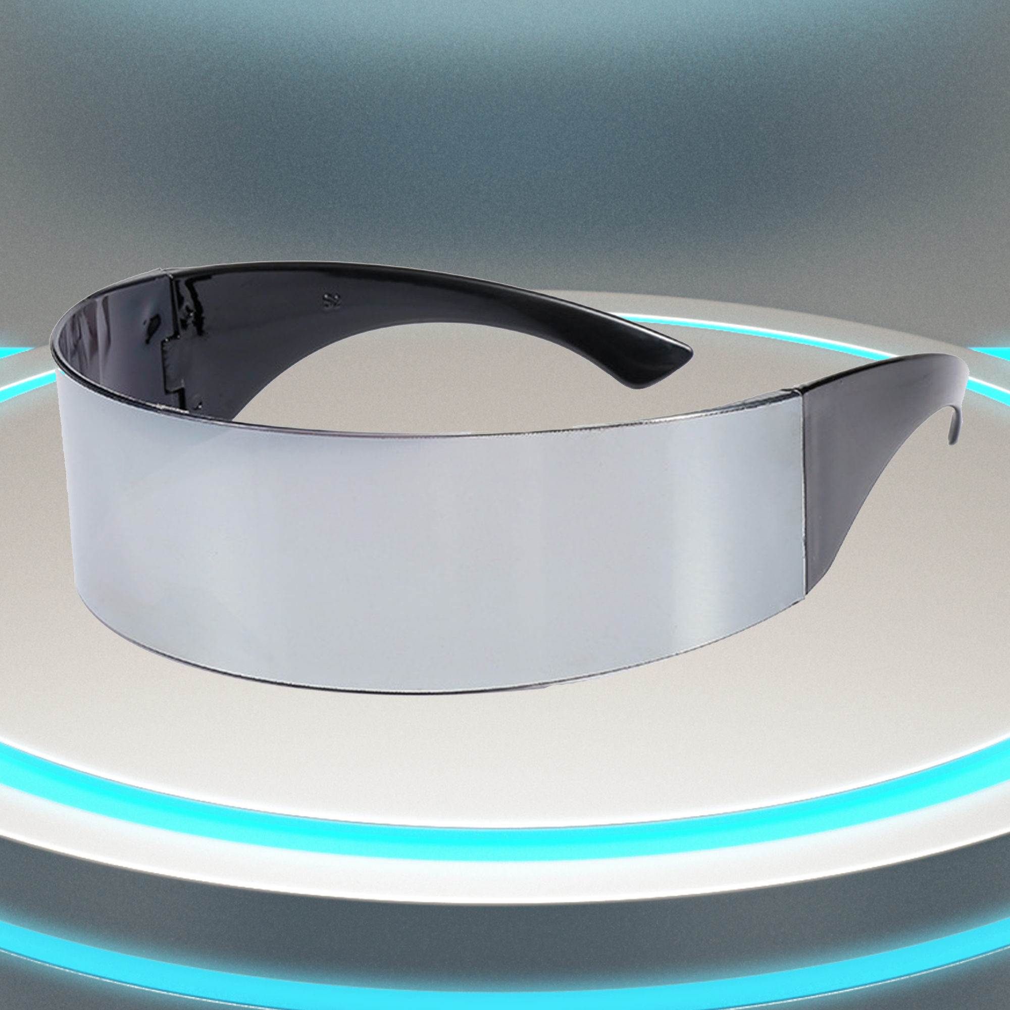 Y2K Sunglasses Future Technology Glasses: Yellow