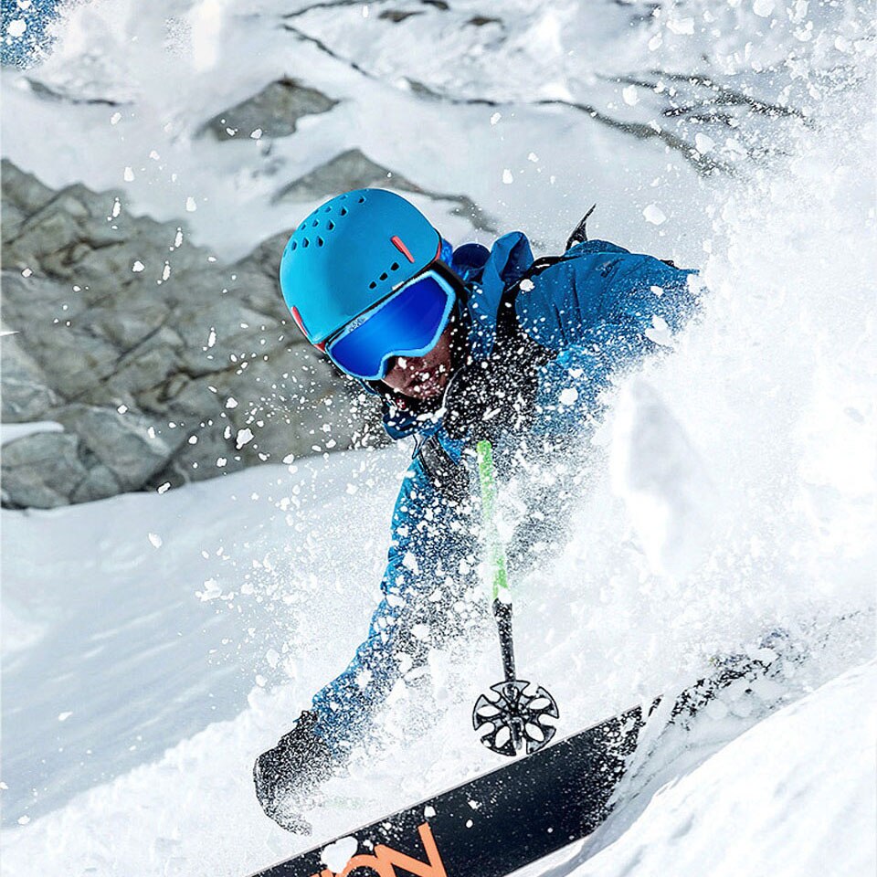 Skidglasögon dubbla lager lins anti-fog  uv400 skidglasögon skidåkning snowboard herr dam snöglasögon