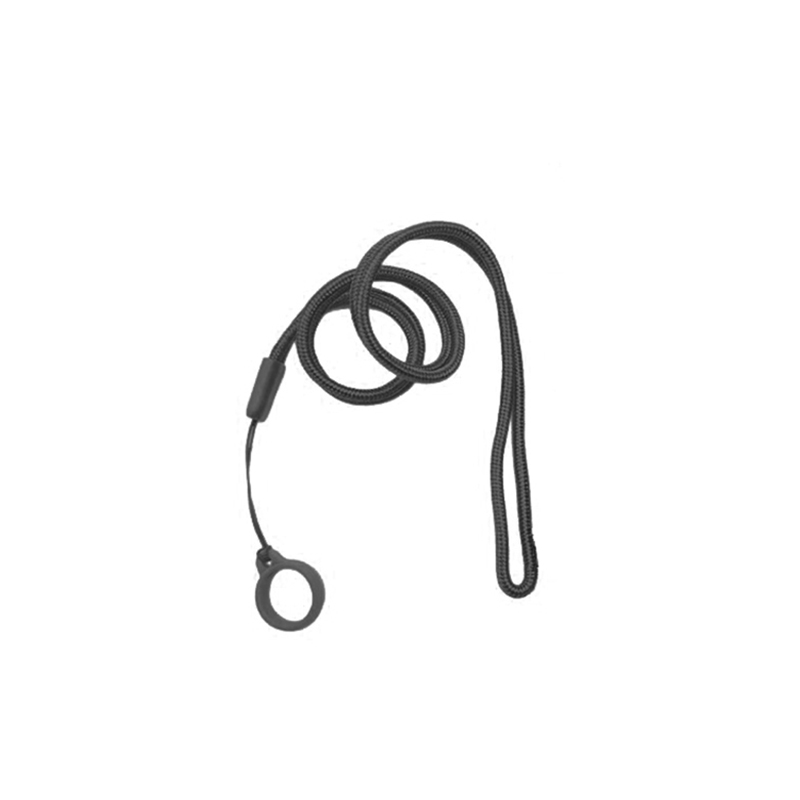 Correia de pulso bonito do silicone para telefones chaves cintas do anel cordão de keycord anéis de dedo acessórios do telefone móvel: Preto