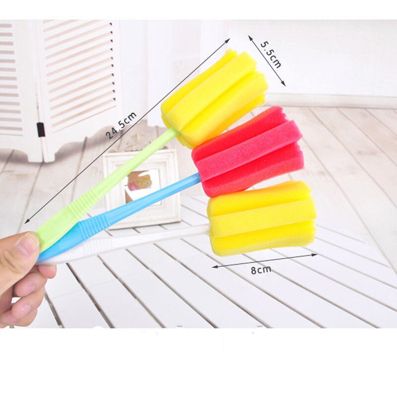 Popular Sponge Brush Baby Bottle cleaning Cup Glass Washing Cleaning Kitchen Cleaner Tool baby fedding accesses brushes