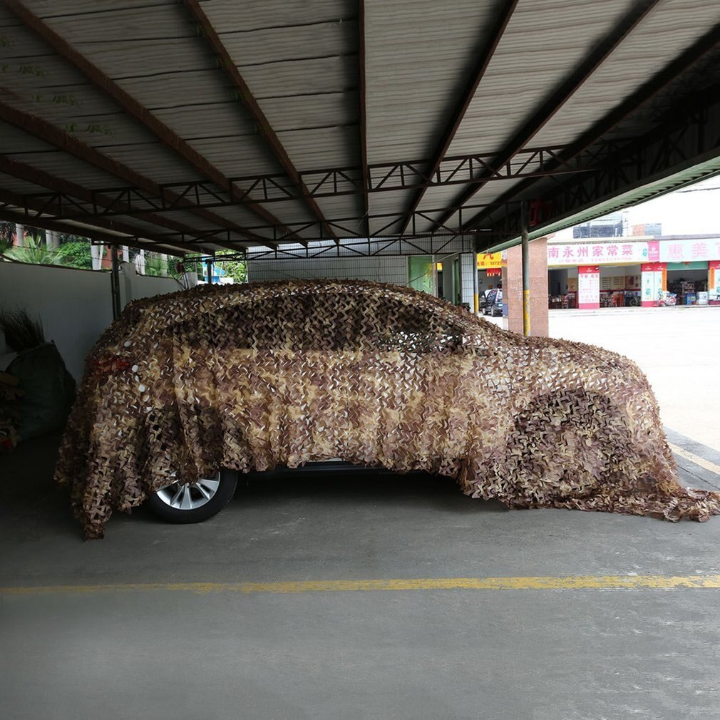 Camouflage Net armée militaire Camouflage Net voiture couverture tente chasse stores filet Jungle désert blanc couverture dissimuler goutte réseau