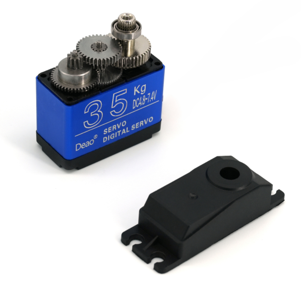 Hoog koppel digitale servo waterdicht 20KG 25KG 30KG 35KG servo 180 graden 270 graden metal gear 25T RC vrachtwagen mechanische arm