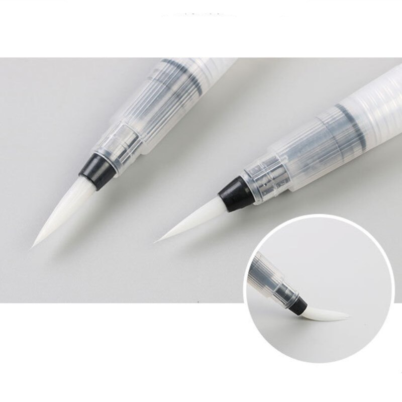 1Pc wielokrotnego napełniania pędzel robić malowania miękkie pędzle robić akwareli robić malowania kaligrafii robić rysowania artystycznego