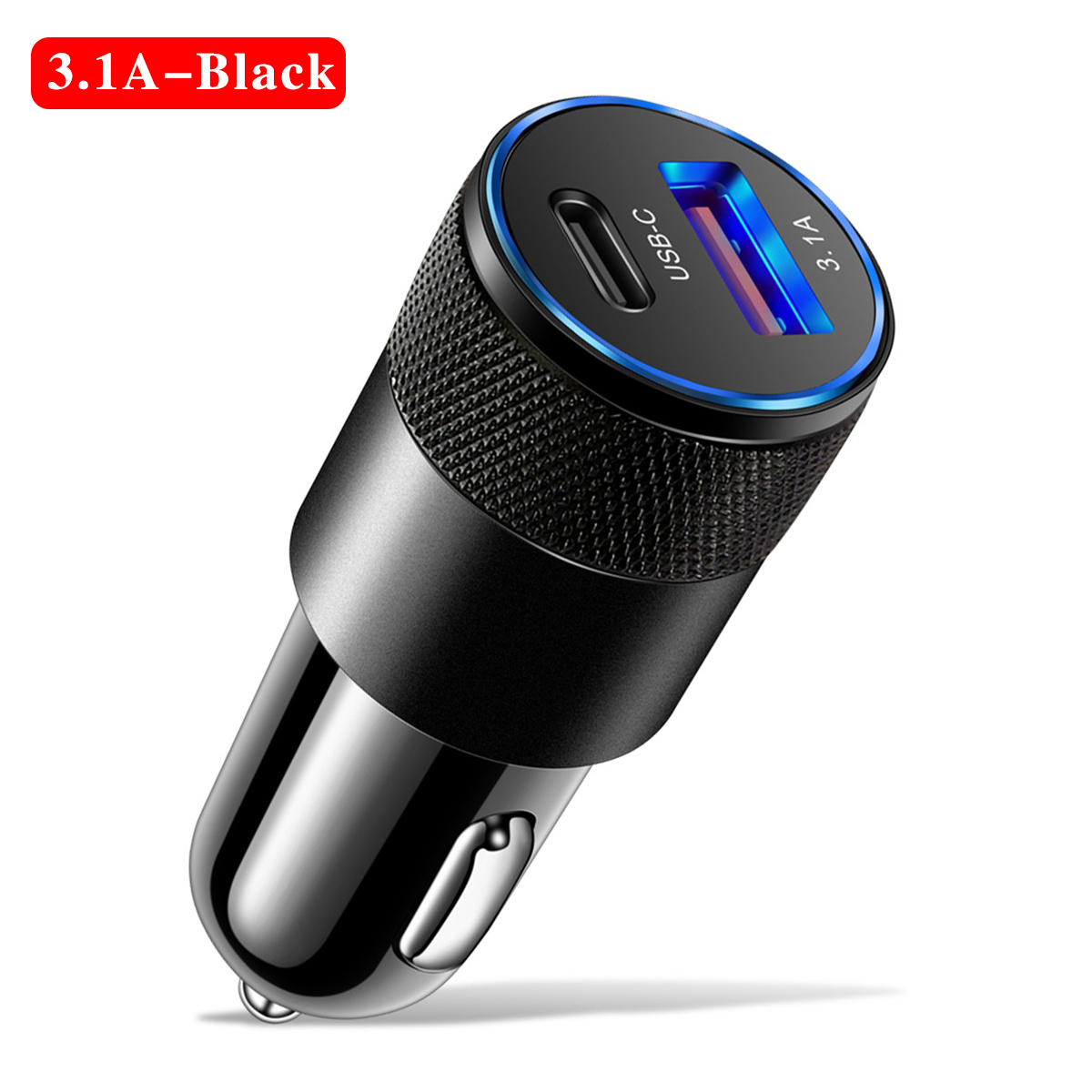 66W Auto-Ladegerät-Adapter USB Typ C Schnelllade-Stecker PD Zigarettenanzünder-Buchse für iPhone Xiaomi Huawei Mobiltelefone: khaki