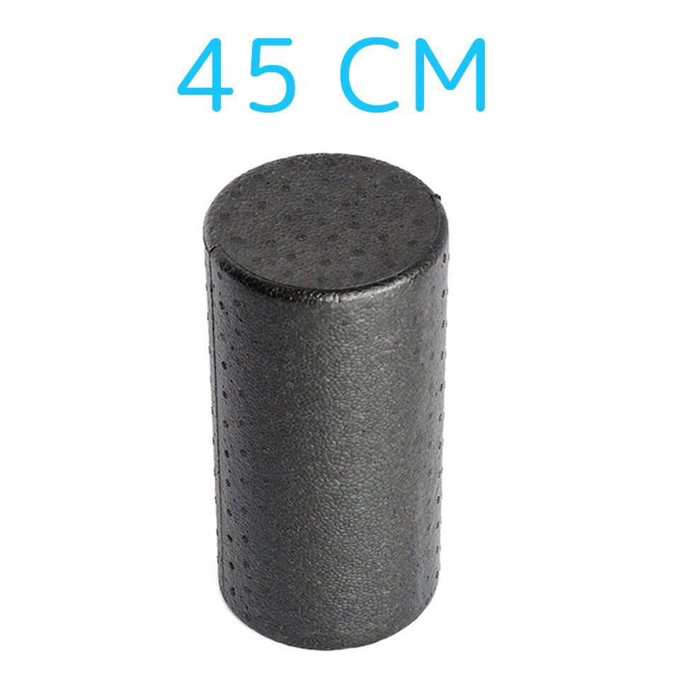 Epp pilates yoga block roller yoga skum eva fitness triggerpoeng skumrulle kroppsmassasjeøvelser gym trening svart: Svart
