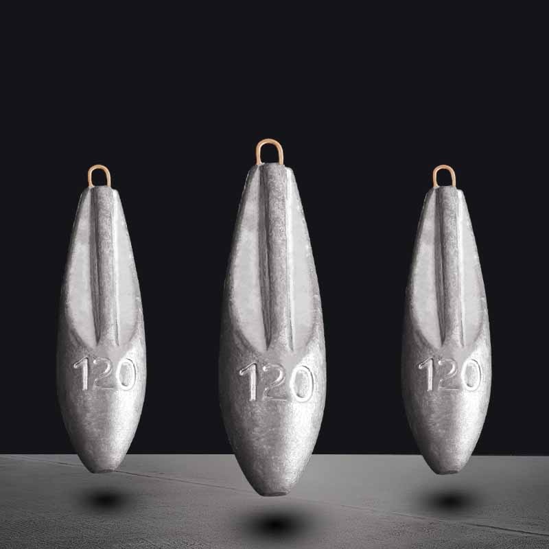 1 Pc 10G-200G Lood Sinkers Water Lood Gewichten Oval Split Shot Olijf In Lijn Vissen visgerei Accessoires Hollow En Effen