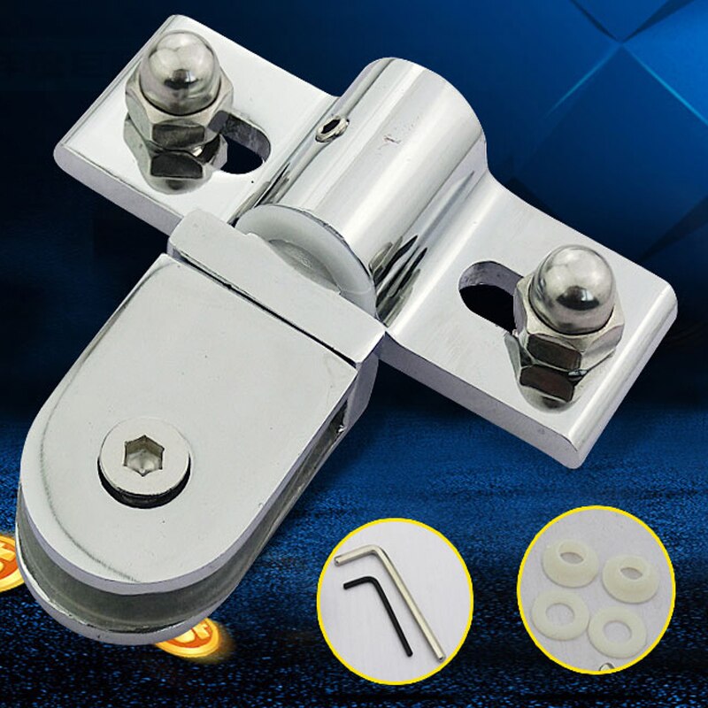 Bathroom Glass Door Clip Clamp Hinge Holder Shelf Rotating Door Shaft Zinc Alloy And Stainless Steel Glass Showcase Shelf Stand