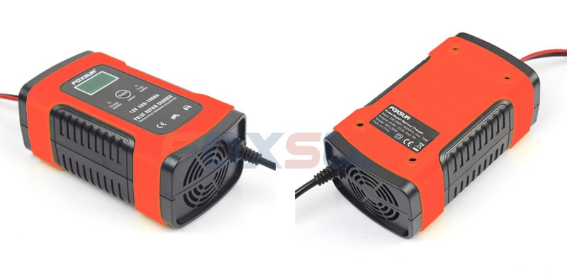 FOXSUR 12 v Automatische Smart Battery Charger Auto & Motorfiets Lader, 12AH 36Ah 45AH 60AH 100AH Pulse Reparatie Lader LCD Display