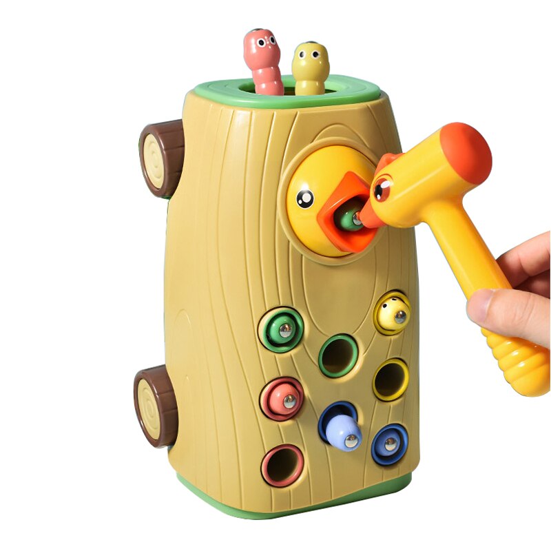 Magnetisch vogelspeelgoed, ontwikkelt fijne motoriek, PP, zintuiglijk speelgoed, magnetisch speelgoed, interactief voer het vogelspel, voor roadtrip jongens meisjes schoolreizen klaslokaal kousvuller