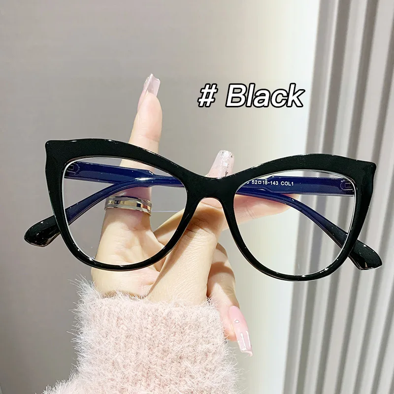 Cat Eye Glasses Frame Women Gradient Color Eyeglasses Anti Blue Light Glasses Computer Goggles Lentes Ópticos: green