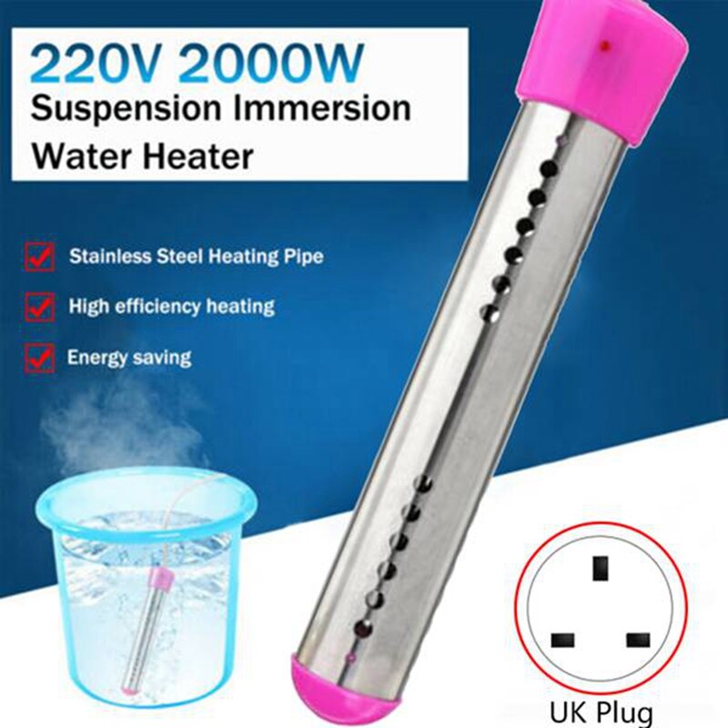 -220V 3000W Suspension Immersion Electric Water Heater Boiler Pool Tub UK Plug