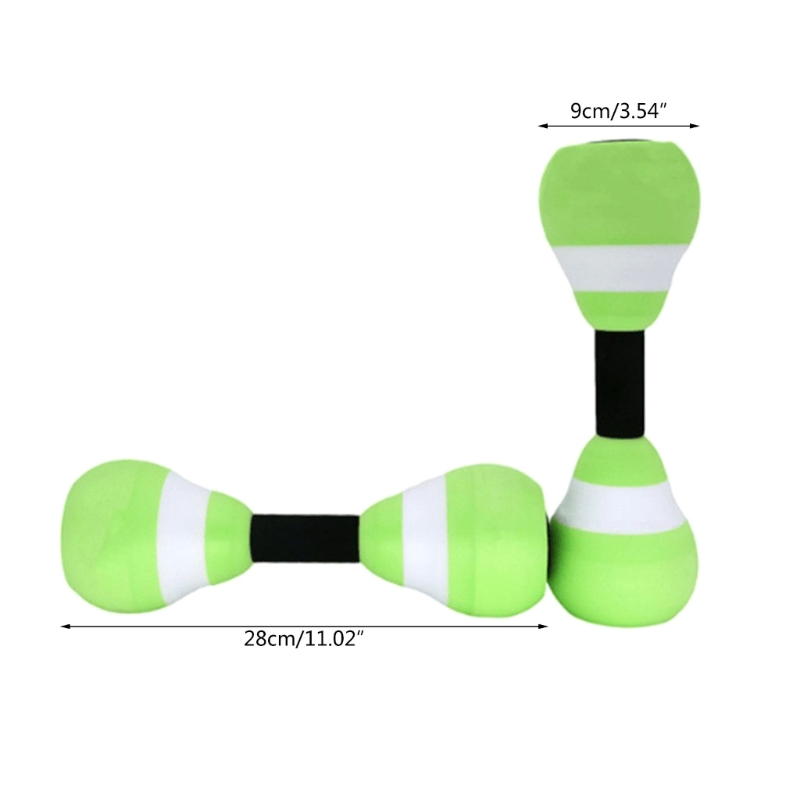 Haltères en mousse EVA 652D, équipement d'aquagym, haltères aquatiques pour le Fitness en piscine