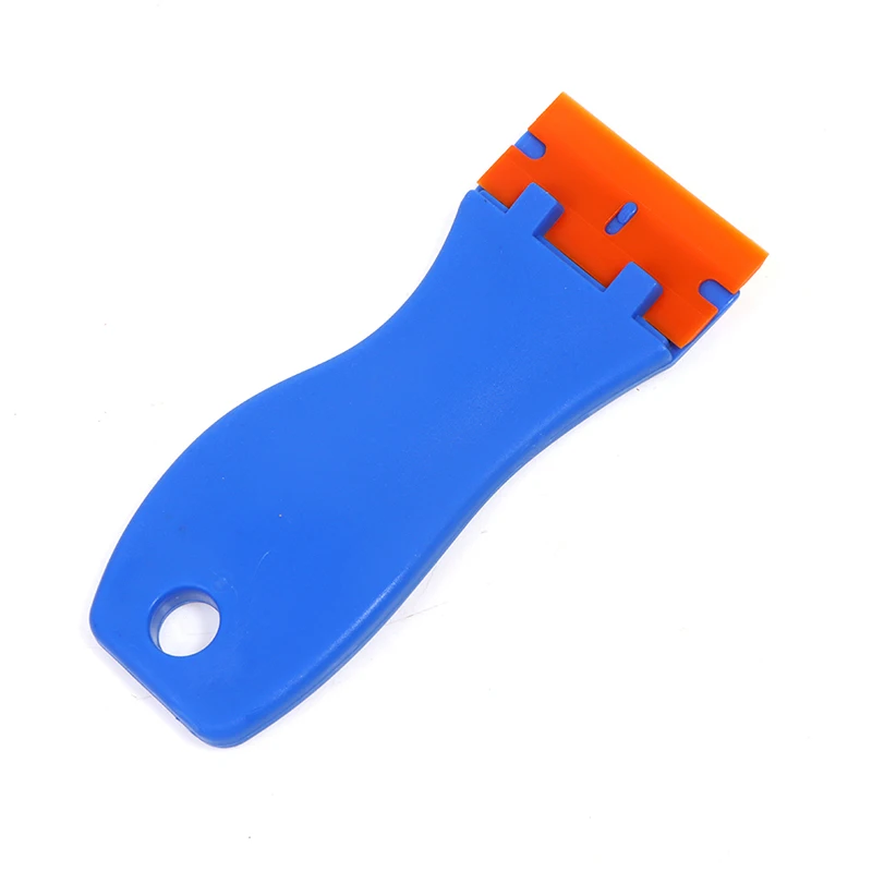 Plastic Scheermeskrabber Met 10Pc Dubbelzijdige Plastic Messen Voor Het Verwijderen Van Auto-Labels Stickers Lijm Stickers Glazen Ramen Rakel
