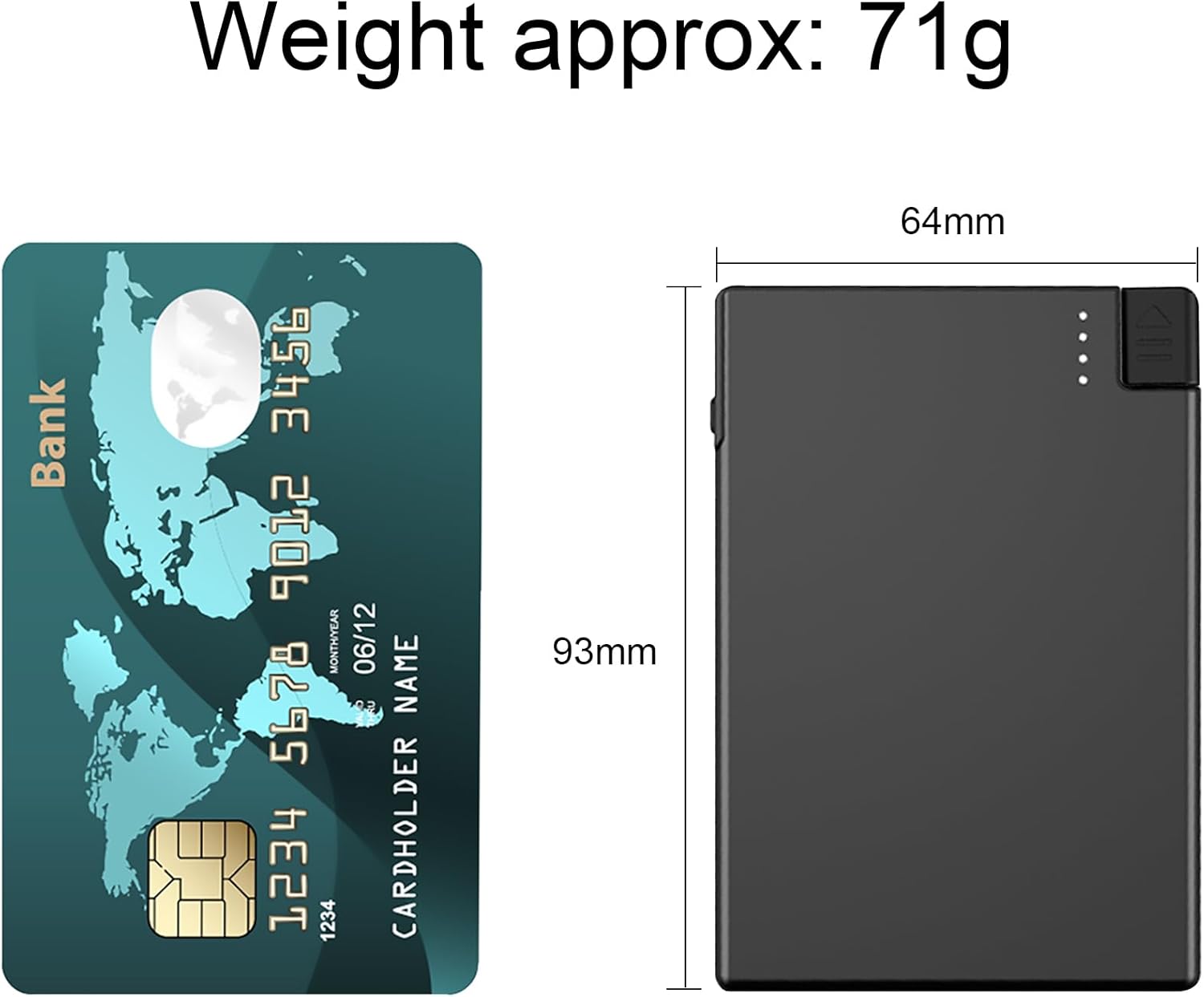 Tntor Mini 4Mm Ingebouwde Powerbank 2500Mah Grote Capaciteit Usb TYPE-C Kabel Tweeweg Snellader Mini Powerbank Voor Iphone Xiaomi
