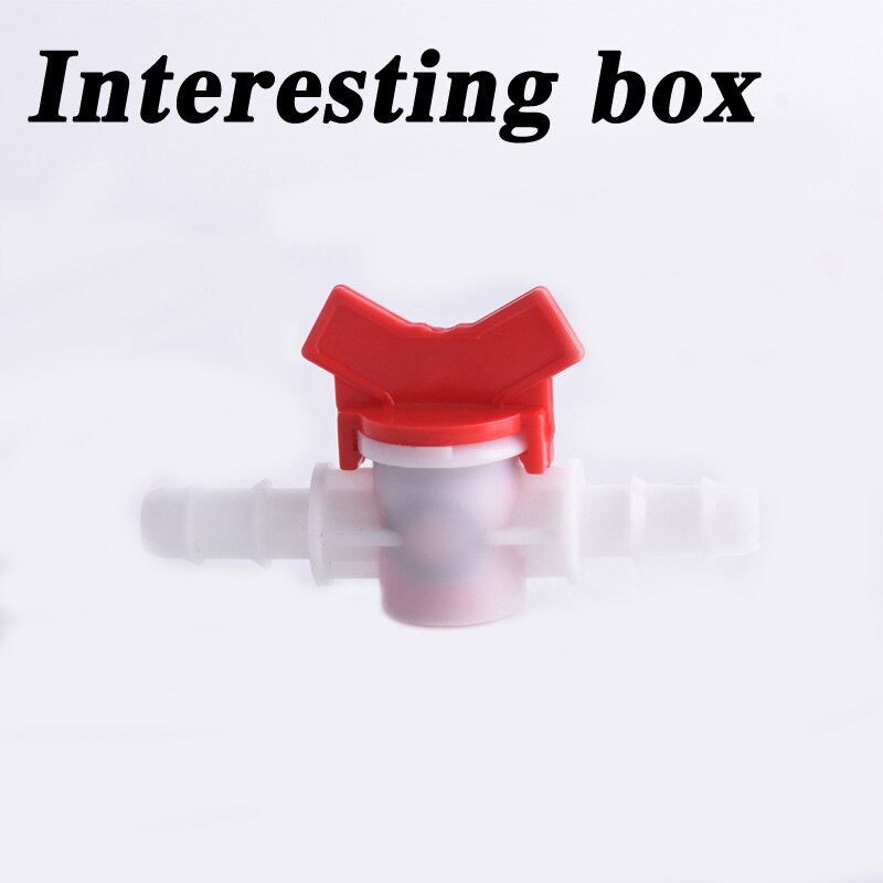 Hose pagoda ball valve plastic regulating valve, water switch. 4 points 6 points ball valve, hose intubation switch