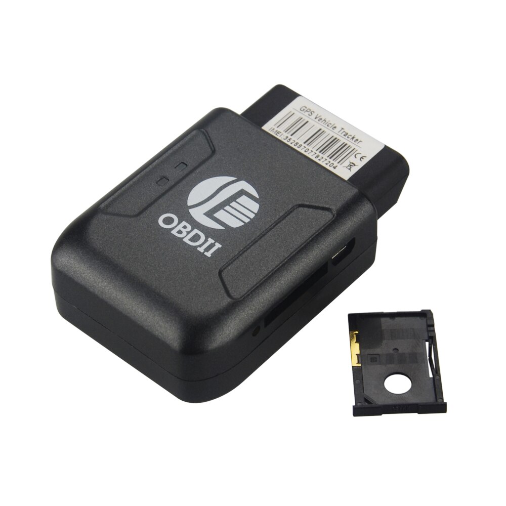 TK206 OBD2 GPS GPRS Real Time Tracker Car Vehicle Tracking System With Geofence Protect Vibration Cell Phone SMS Alarm Alert
