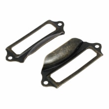 Retro Drawer Frame Tag With Screw 10pcs 68 X 27mm Antique Cabinet Drawers