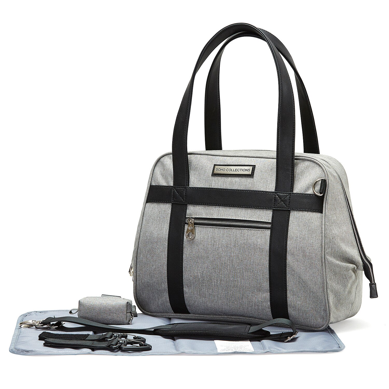 Baby Essentials Baby Diaper Tote Bag Mommy Shoulder Bag Large Capacity Multi-function Baby Diaper Bag Maternity Nappy Bag