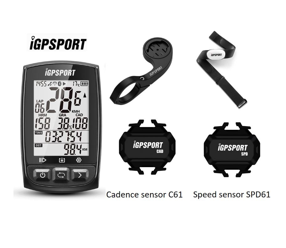 Igpsport IGS50E 40 Uur Lange Batterijduur Gps Sport Fiets Gps Fiets Gps Fietscomputer Werkbaar Met Snelheid Cadans, hartslag