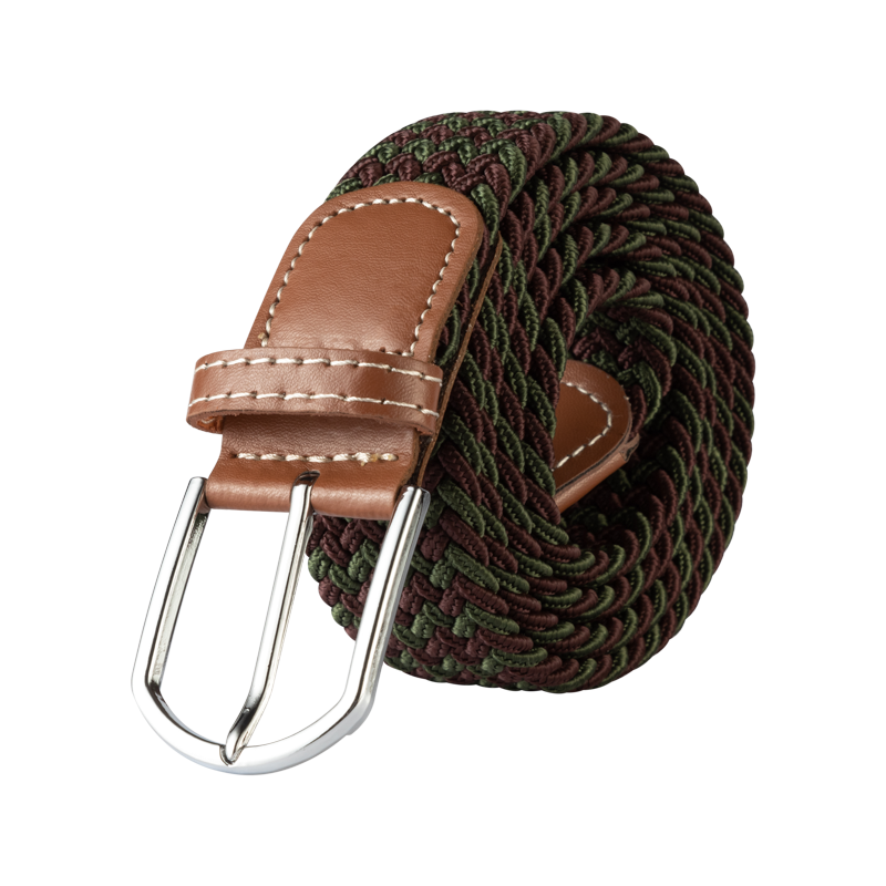 107/120/130CM femme élastique décontracté Stretch tissé ceinture unisexe toile ceintures élastiques pour femmes jean boucle ardillon hommes ceinture: WHITE / 130 cm