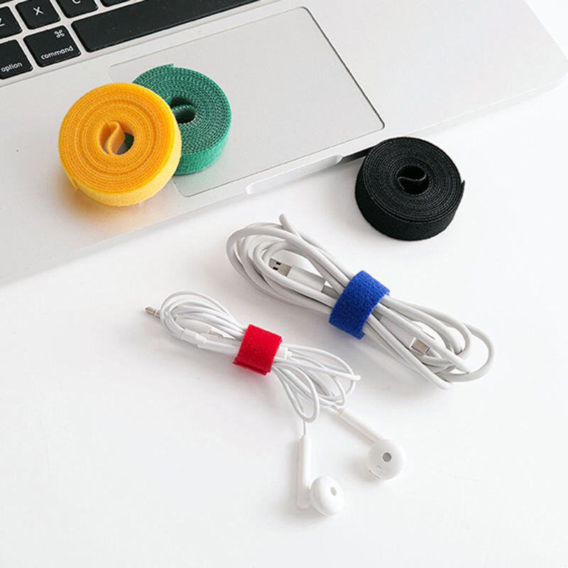 Cable Tie Cable Data Cable Charging Cable Storage Binding Belt Winding Hub Finishing Line Retainer Velcro Convenient Strap