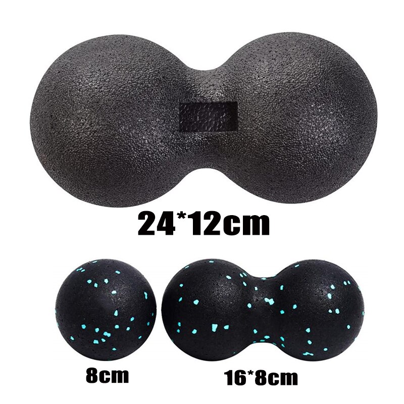 Fitness Ball Set High Density EPP Firm Peanut Massage Balls Lightweight for Myofascial Release Deep Tissue Therapy: 3pcs ball set 5