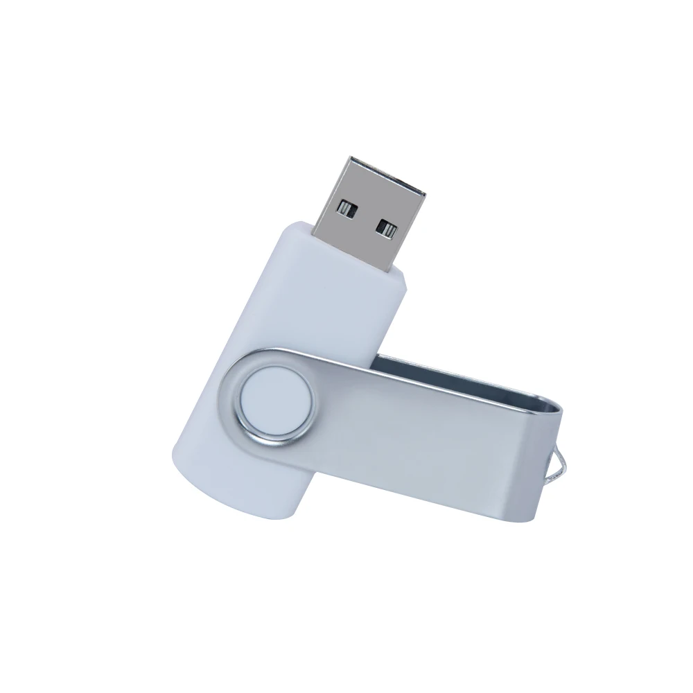 Pendrive giratorio de Metal, de 32GB unidad Flash usb, 16 Giga, 64 128 GB, 2,0: Verde / 128 GB