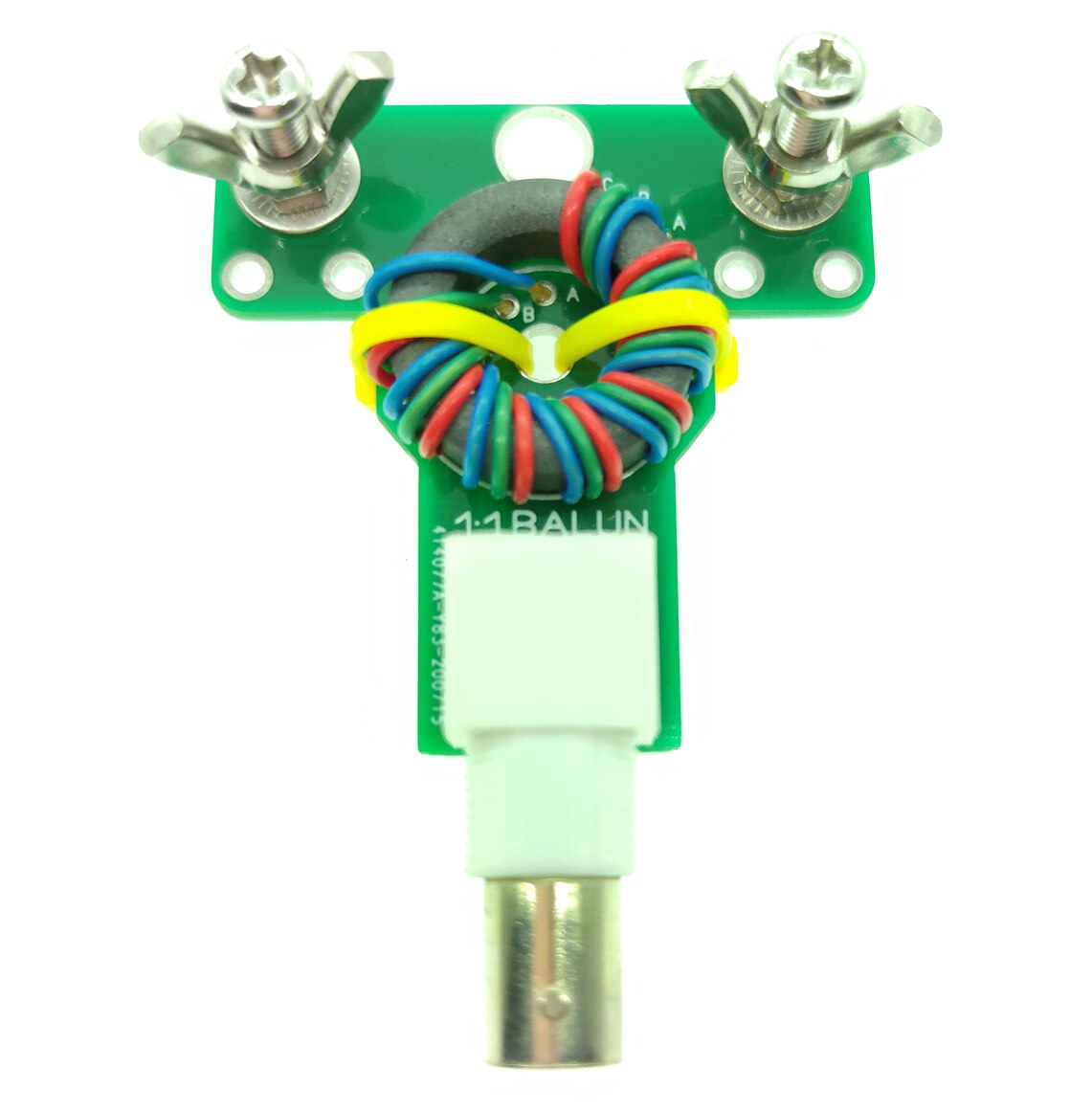 Transformador sintonizador desequilibrado tipo balun, voltaje 1:1