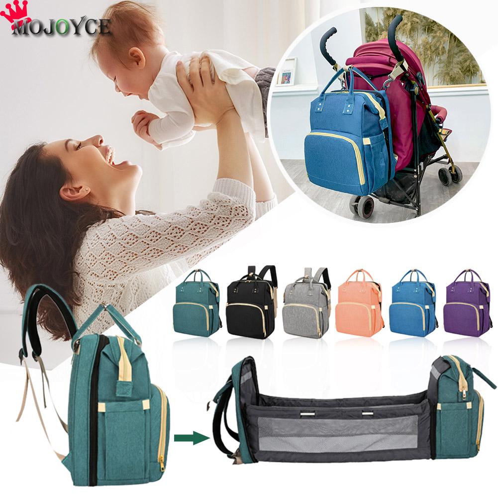 Kinderwagen Rucksack Mutter Falten Krippe Taschen Tragbare Mutterschaft Windel Pack