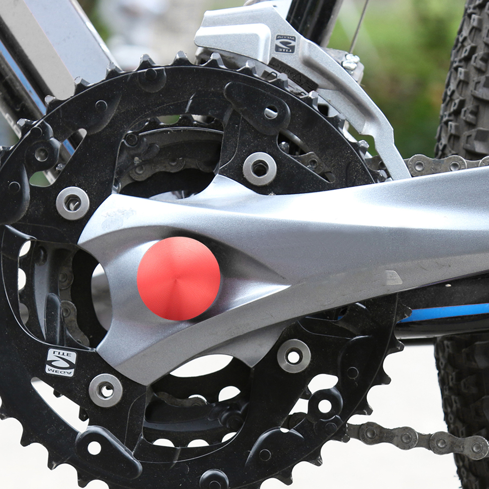 Tapón a prueba de polvo para manivela de bicicleta, cubiertas huecas para bielas, tapa de rueda de cadena Compatible con disco de 21-23mm de diámetro interior