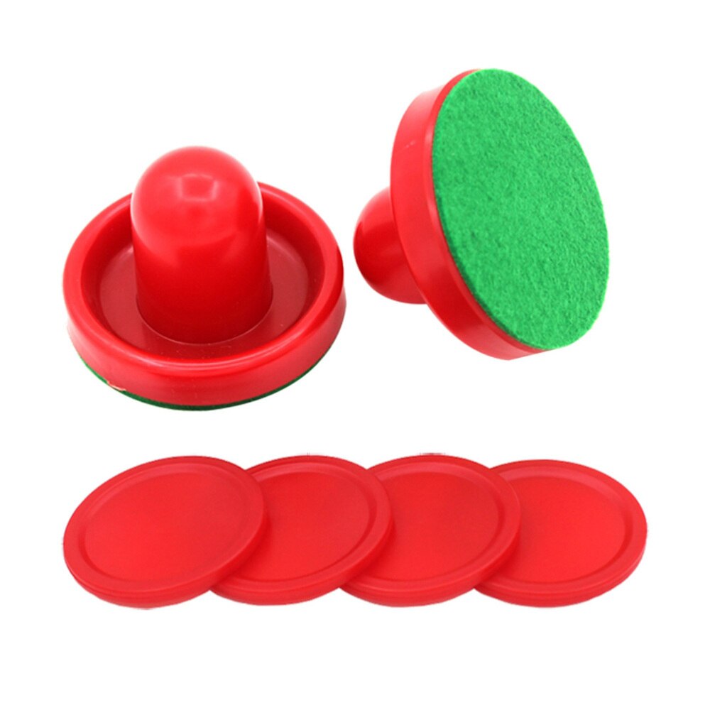 8 stk 96mm air hockey pushers pucks erstatning for spillbord keepere header kit air hockey utstyr tilbehør (rød): Default Title