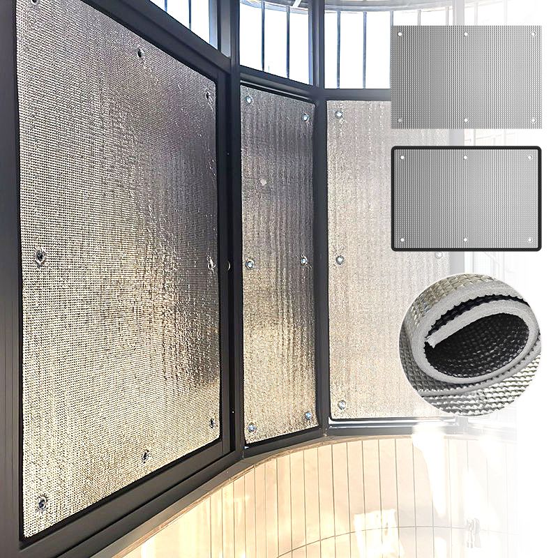 Window Sun Shade Film Home Sunshade Protector Pad Indoor Aluminum Foil Insulation Film House Anti-UV Sun Protection Pad