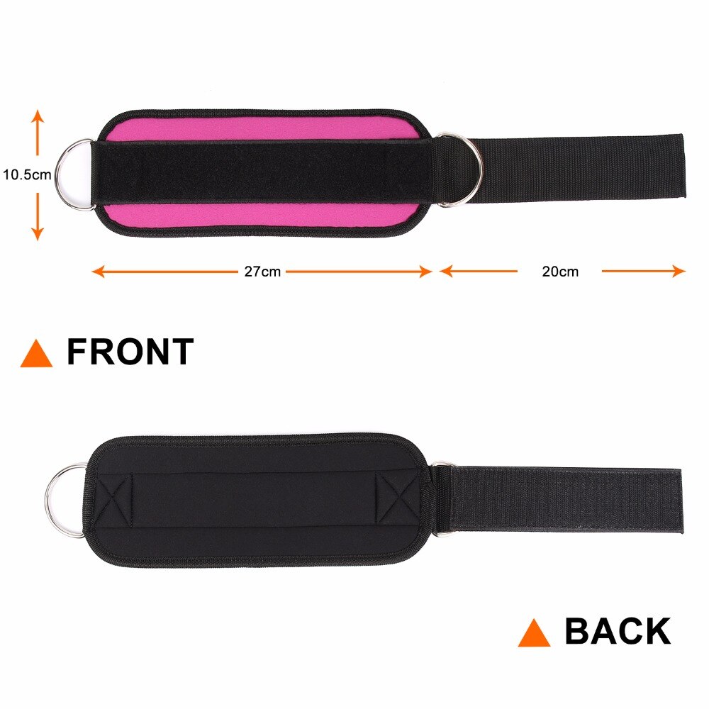 Fitness Resistance Bands Enkelbandjes Neopreen Enkelboeien Voor Kabel Machines Been Gym Workout