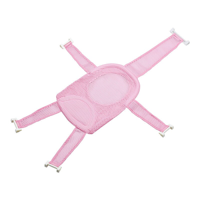 hamaca bañera bebe hamaca bañera Red de baño para bebés hamaca asiento infantil ducha cojín bañera almohada neto Pad niños baño antideslizante ducha cuna asiento hamaca bebe baño hamaca para bañera: pink bath mat