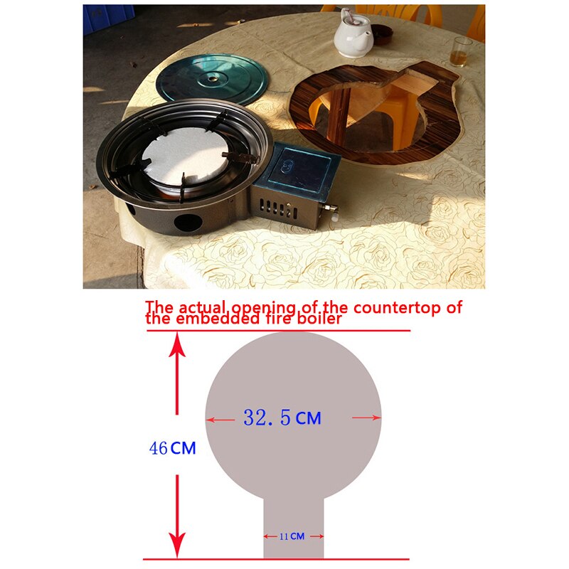 Energy-saving Liquefied Gas Natural Gas Stove Korean High-power Infrared Commercial Restaurant Embedded Pot Gas Stove