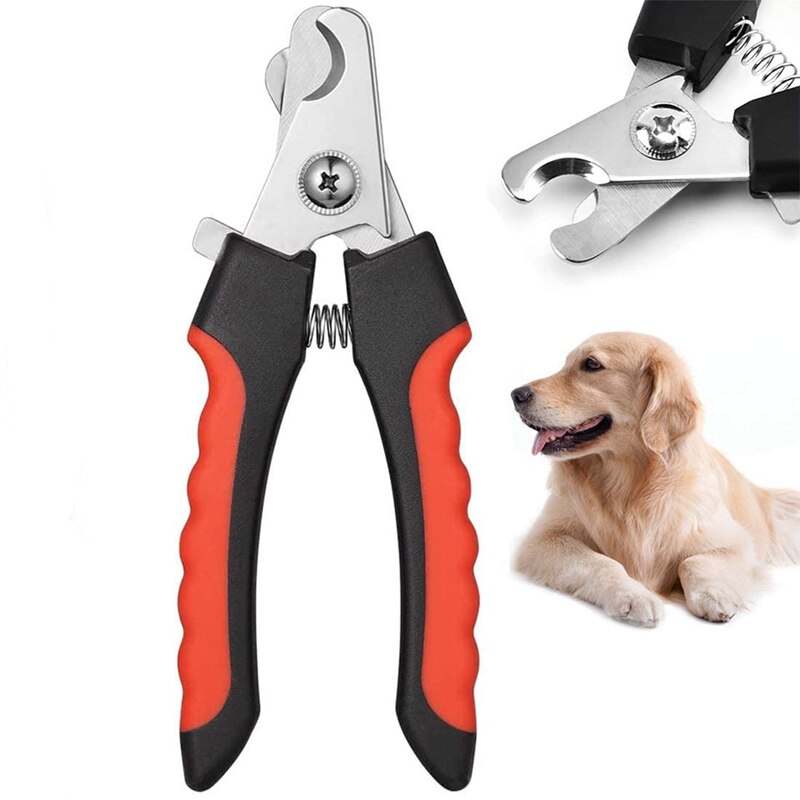 Pet Dog Nail Clipper with Safety Guard Stainless S... – Grandado